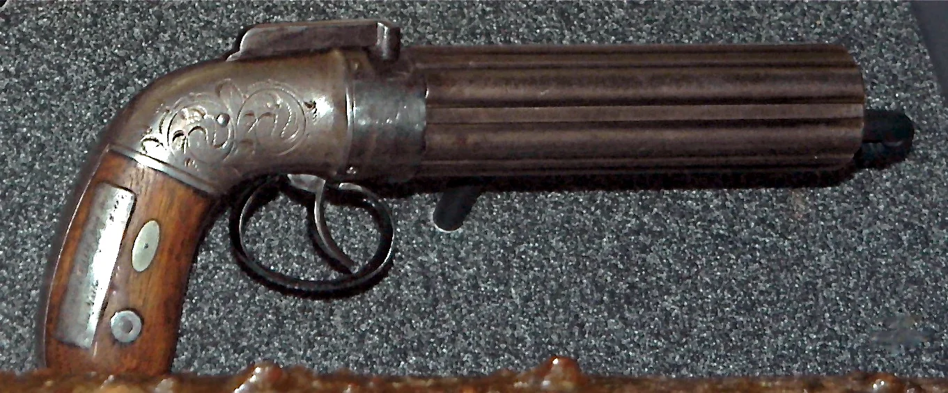 Pepperbox pistol used by Joseph Smith at Carthage Jail